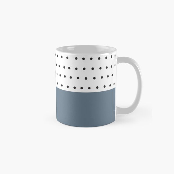 Item preview, Dusty Blue Color Block with Black Dots designed and sold by atlantekdesigns.