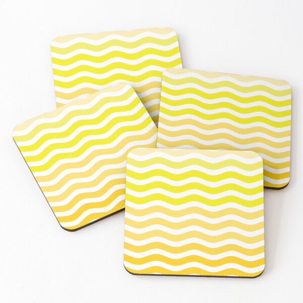 Item preview, Cute summer yellow wave graphic pattern  designed and sold by likebakerdo.