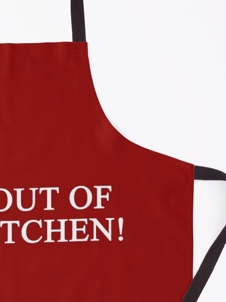 "Get out of my kitchen! Harry Styles" Apron for Sale by RafaTakami Redbubble