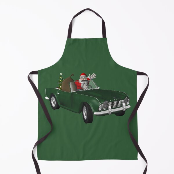 Item preview, Santa Loves His Triumph TR4 designed and sold by Mythos57.
