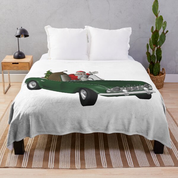 Item preview, Santa Loves His Triumph TR4 designed and sold by Mythos57.