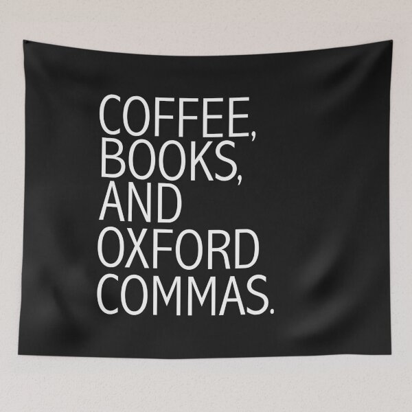 Artikelvorschau, Kaffeebücher und Oxford Kommas Grammatik Nazi entworfen und verkauft von losttribe.