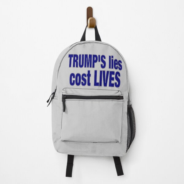 Item preview, TRUMP'S LIES COST LIVES designed and sold by Paparaw.