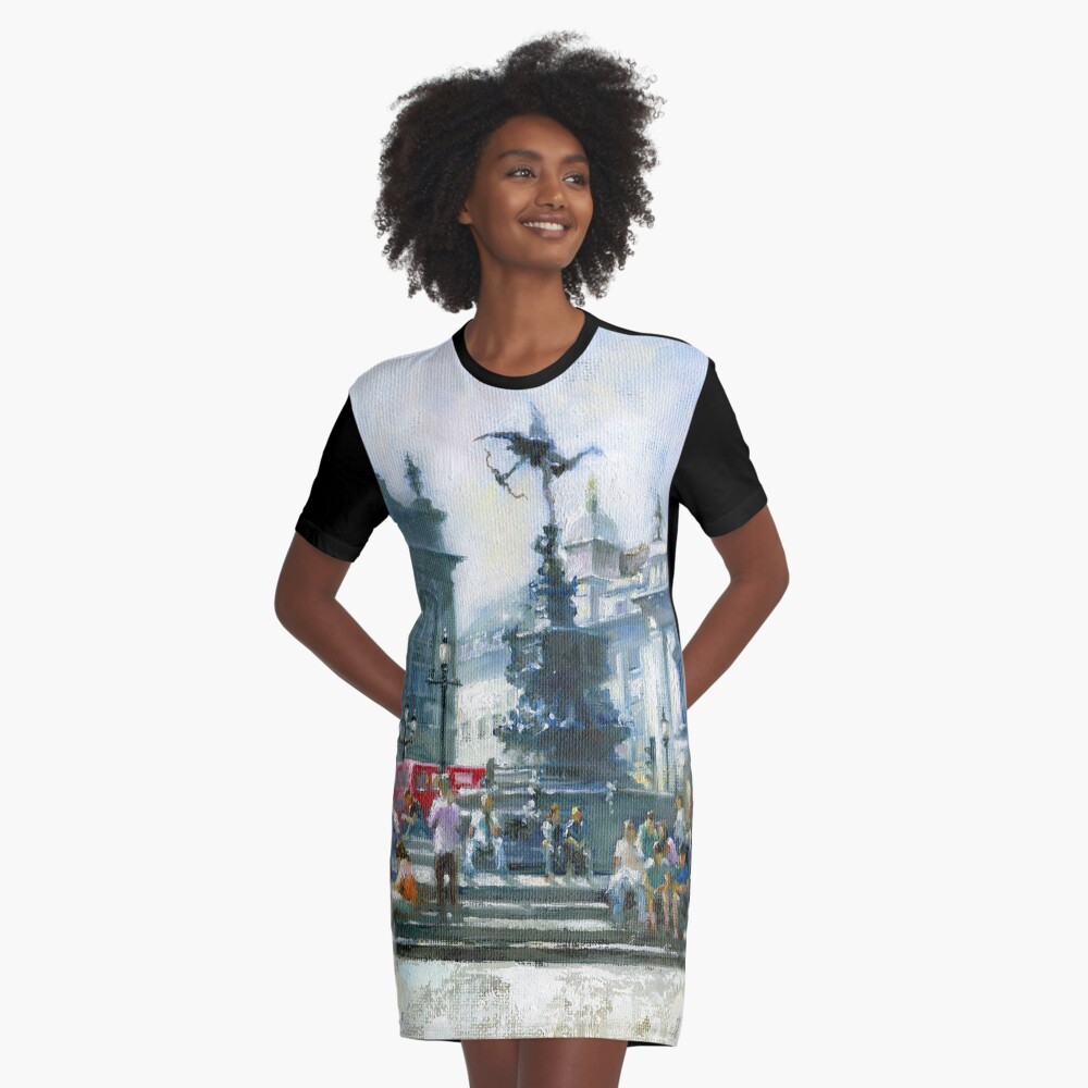 Item preview, Graphic T-Shirt Dress designed and sold by rogerpanart.