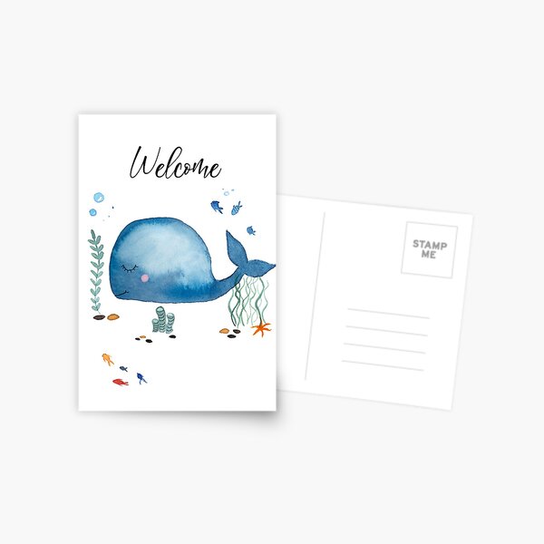 welcome baby Postcard