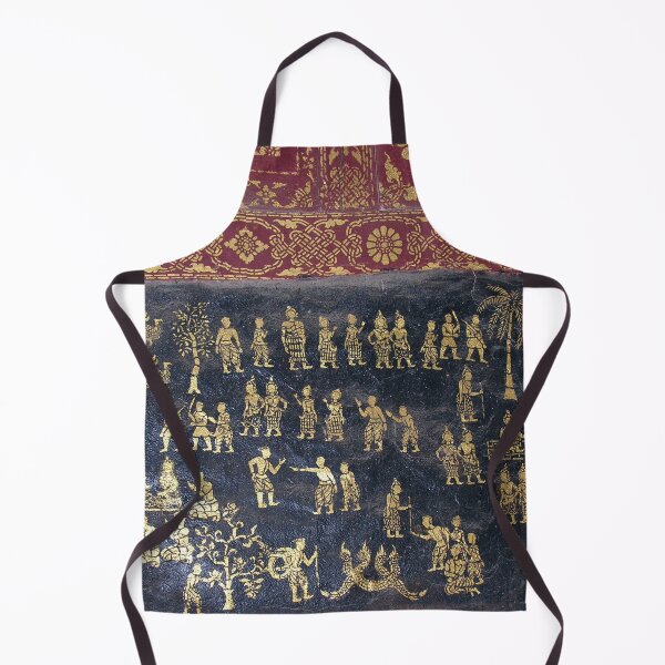 Item preview, Wall Painting, Buddhist Temple, Luang Prabang, Laos  designed and sold by worldways.