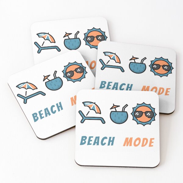 Item preview, Beach Mode Summer Tee designed and sold by davestees506.
