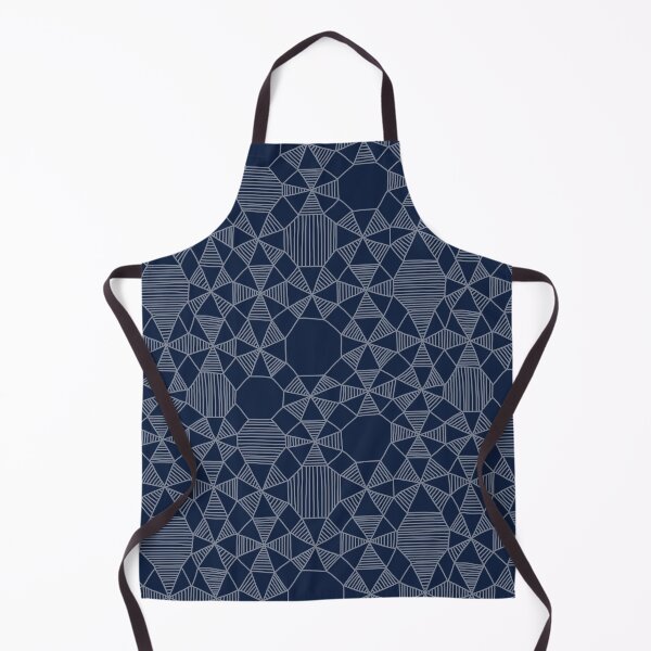 Item preview, Doodle Geometrics on Blue designed and sold by The Wellington Boot.