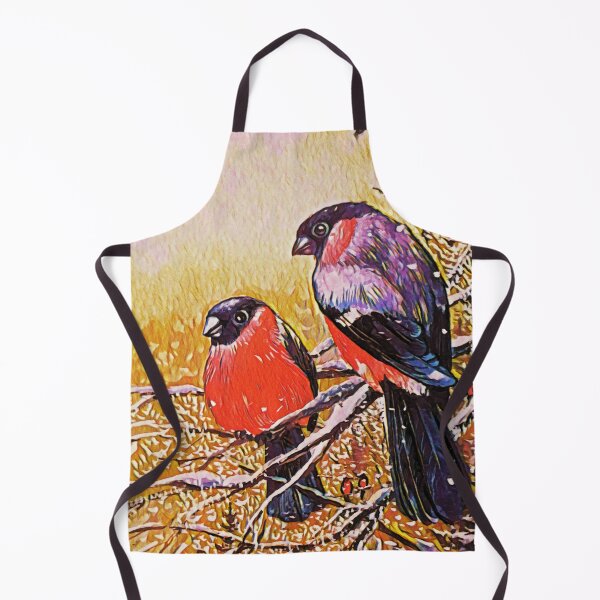 Item preview, Winter bullfinches designed and sold by helenkaiy.