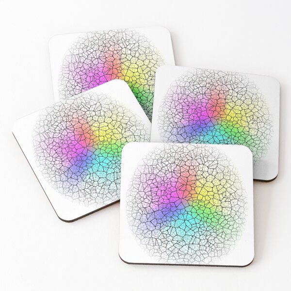 Item preview, Cracked surface - dim inner rainbow glow designed and sold by jc007.