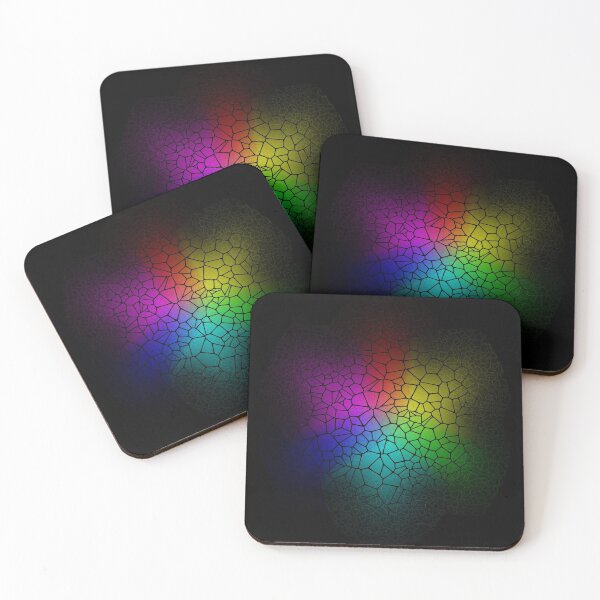 Item preview, Cracked surface - dim inner rainbow glow - Dark designed and sold by jc007.