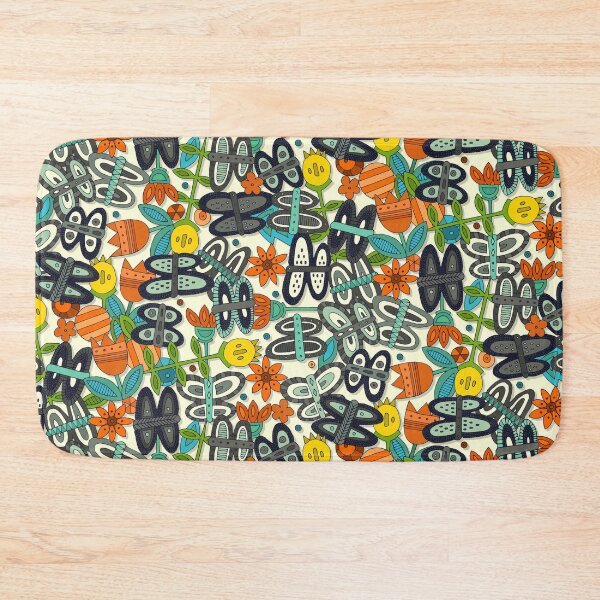 Item preview, butterfly pop garden orange designed and sold by scrummy.