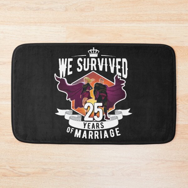 Item preview, We survived 25 years of marriage designed and sold by Cutebutfunny.