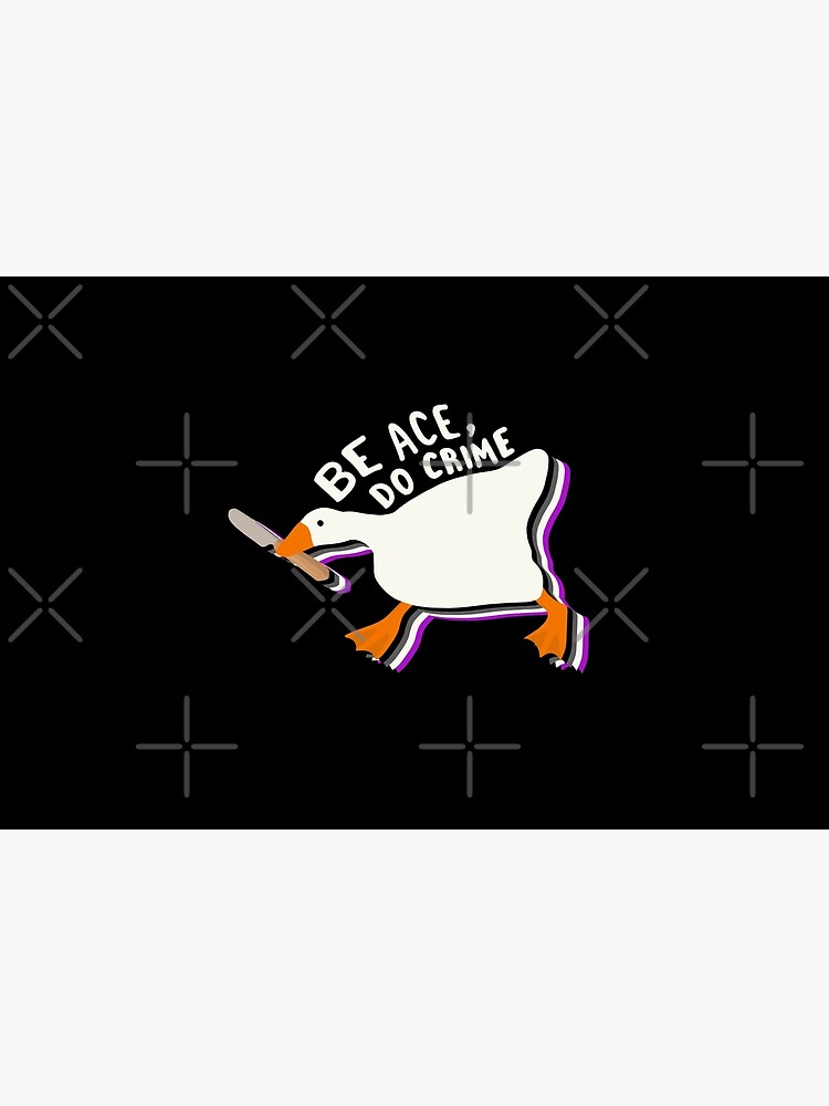 Disover Be ace do crime untitled goose Bath Mat