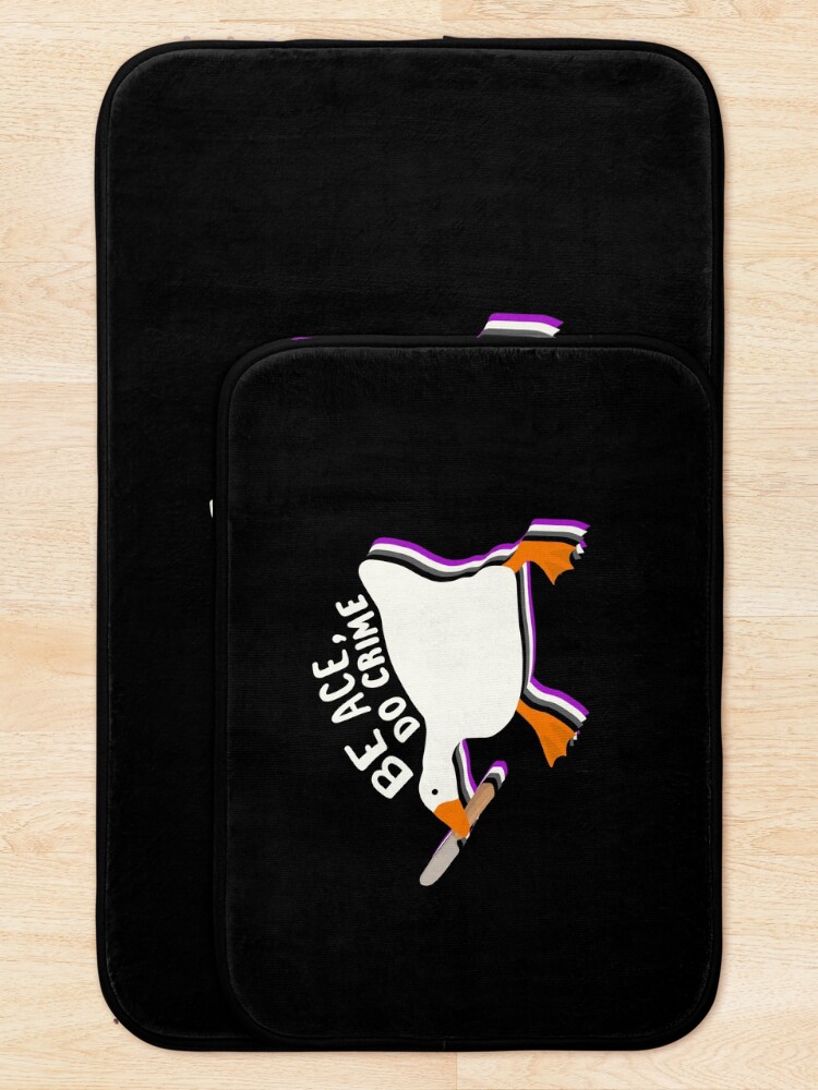 Alternate view of Be ace do crime untitled goose Bath Mat
