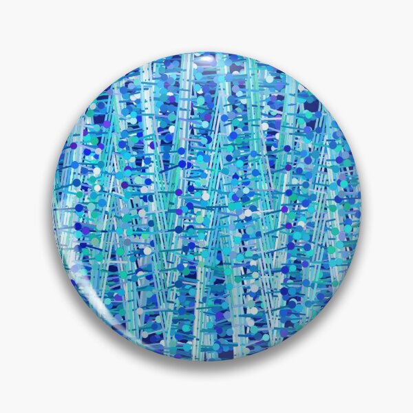 Item preview, Satin Stripes and Dots Abstract, Cobalt Blue  designed and sold by Marymarice.