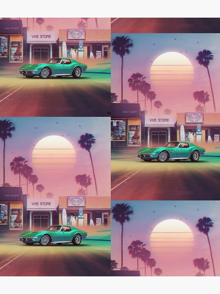 Synthwave Sunset Drive by dennybusyet