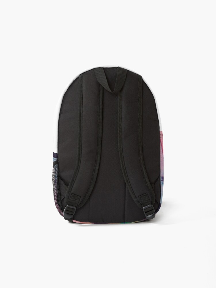 Alternate view of Synthwave Sunset Drive Backpack