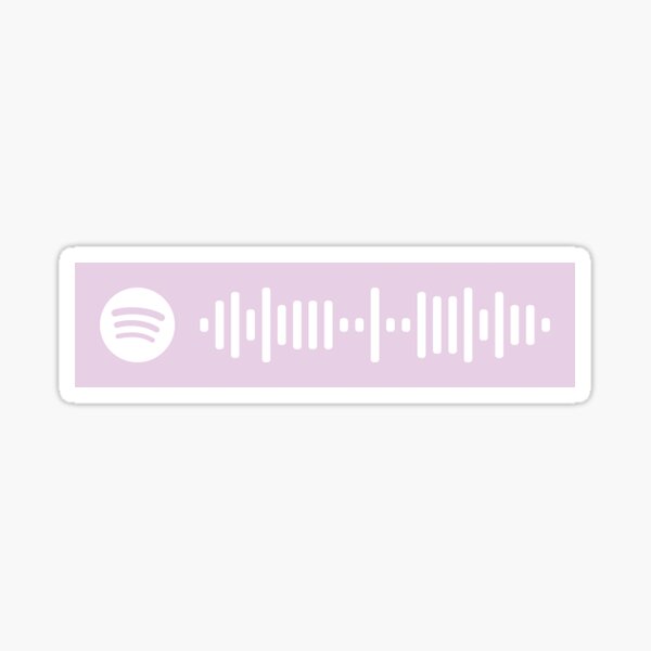 Live While We Re Young By One Direction Spotify Code Sticker By Ercoco24 Redbubble