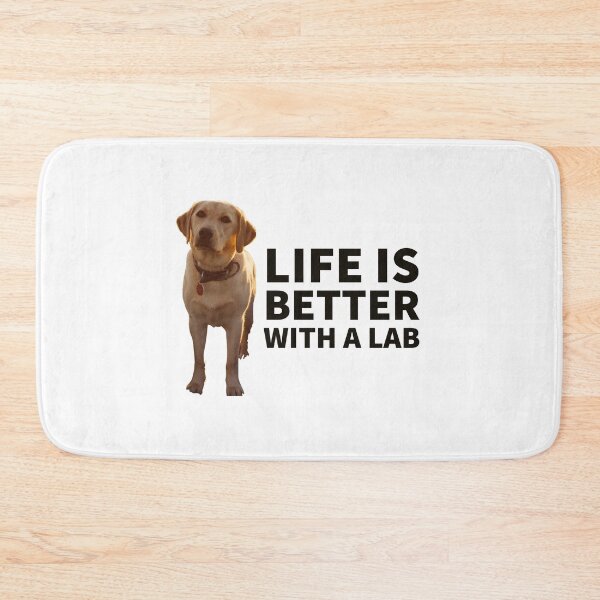 Item preview, LIFE IS BETTER WITH A LAB - DOGGY - DOG LOVER - DOGS  designed and sold by Tropical Blood.