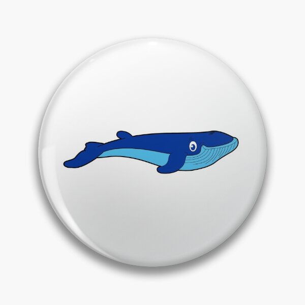 Item preview, Blue Whale Cartoon Ocean Sea Creature designed and sold by StickersPlus.