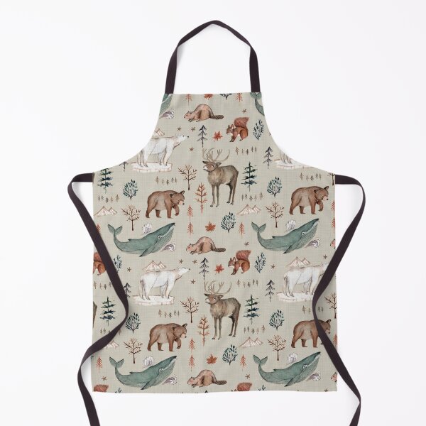 Item preview, Canadian animals watercolor designed and sold by Petit Faon Prints.