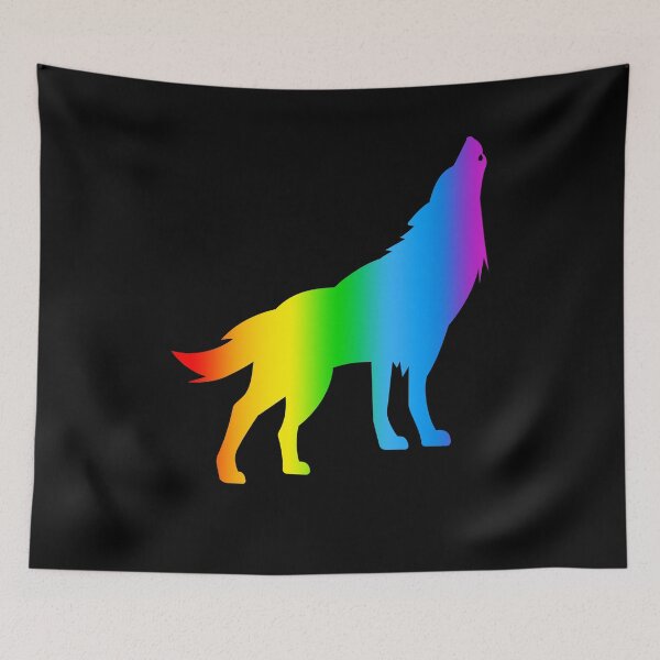 Item preview, wolf art watercolor gift  designed and sold by alaechamlal.