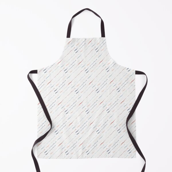 Item preview, Navy Blue and Coral Hand Drawn Diagonal Dashed and Striped designed and sold by ArtHanbal.