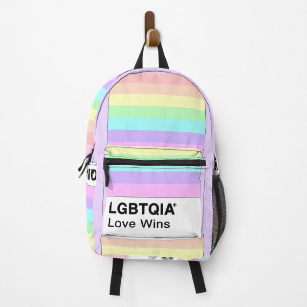 Item preview, LGBTQIA LOVE WINS PASTEL RAINBOW PURPLE designed and sold by aydapadi.