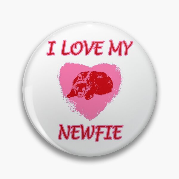 Item preview, Love My Newfoundland Heart Red designed and sold by Moonyflower.
