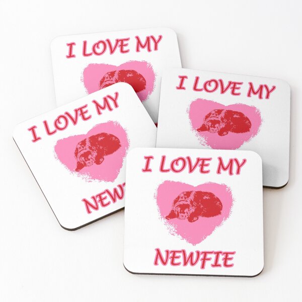 Item preview, Love My Newfoundland Heart Red designed and sold by Moonyflower.