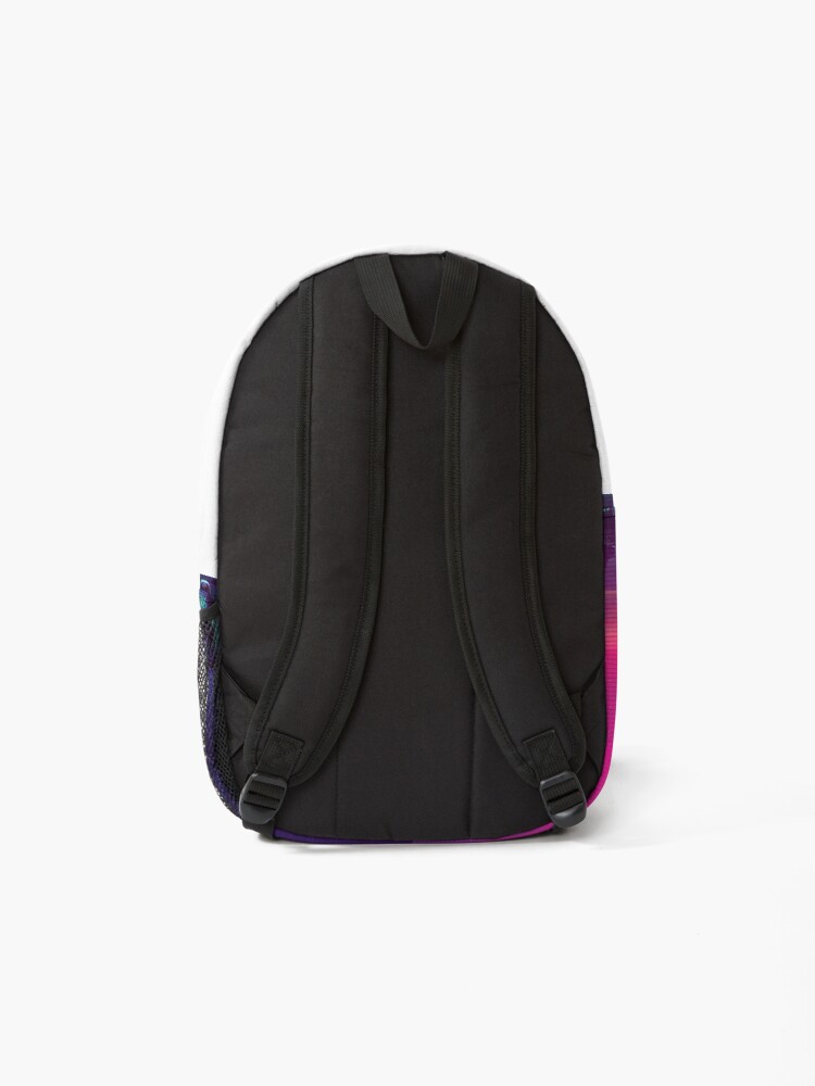 Alternate view of Synthwave Midnight Outrun Backpack