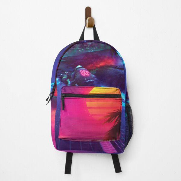 Synthwave Midnight Outrun Backpack