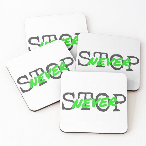 Item preview, NEVER STOP designed and sold by PrettyPk.