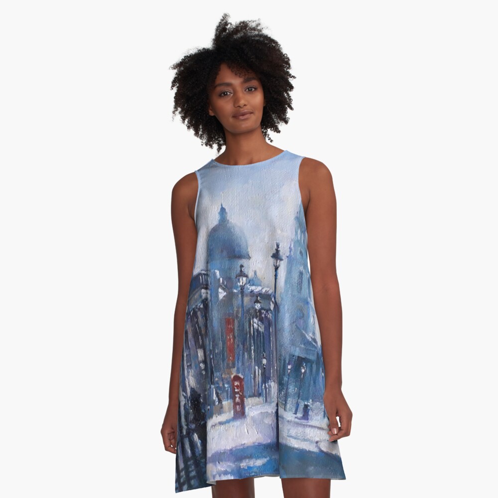 Item preview, A-Line Dress designed and sold by rogerpanart.