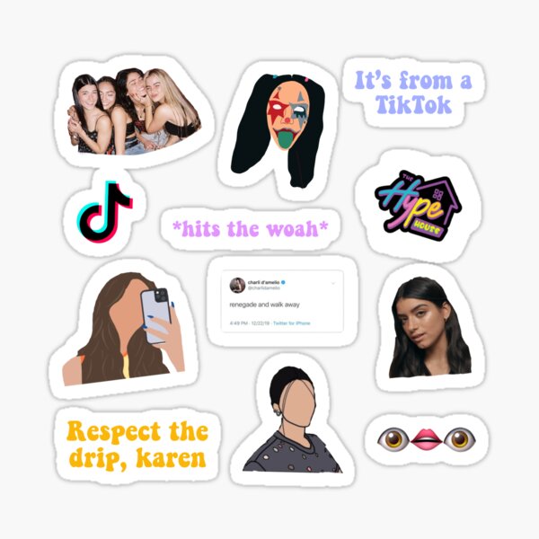 TikTok Sticker Pack Sticker