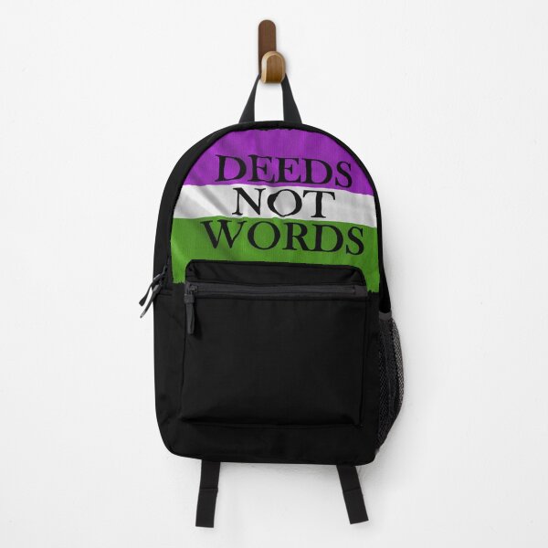 Item preview, DEEDS NOT WORDS designed and sold by Paparaw.