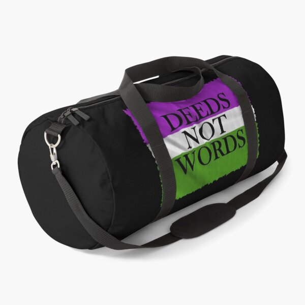 Item preview, DEEDS NOT WORDS designed and sold by Paparaw.