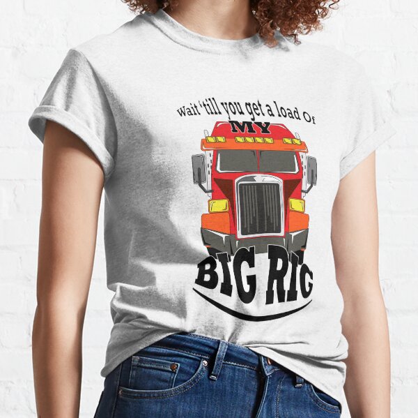 Vista previa del artículo con la obra « Big Rig Driver», diseñado y vendido por GrungeGarage.