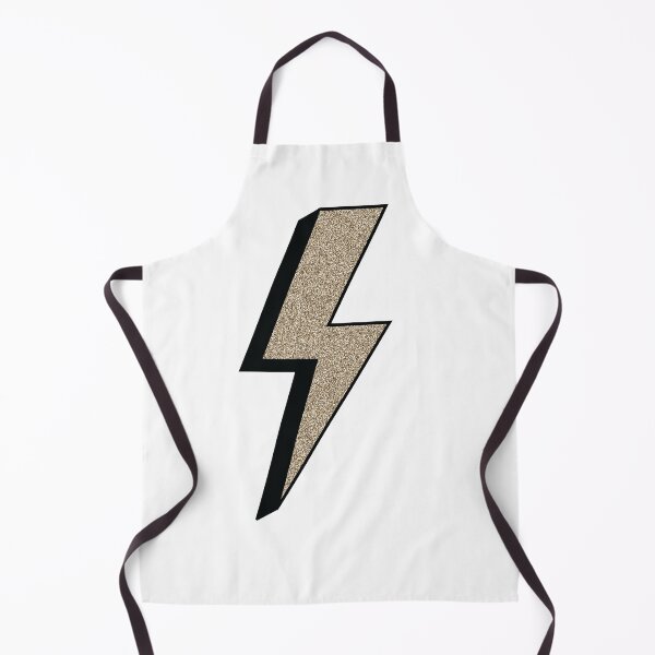 Item preview, Gold Sparkle Lightning Bolt designed and sold by MarzStudio.