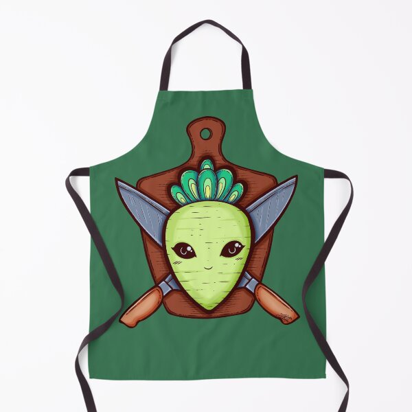 Item preview, Radish and Knife Coat of Arms Illustration designed and sold by ZaryaKiqo.