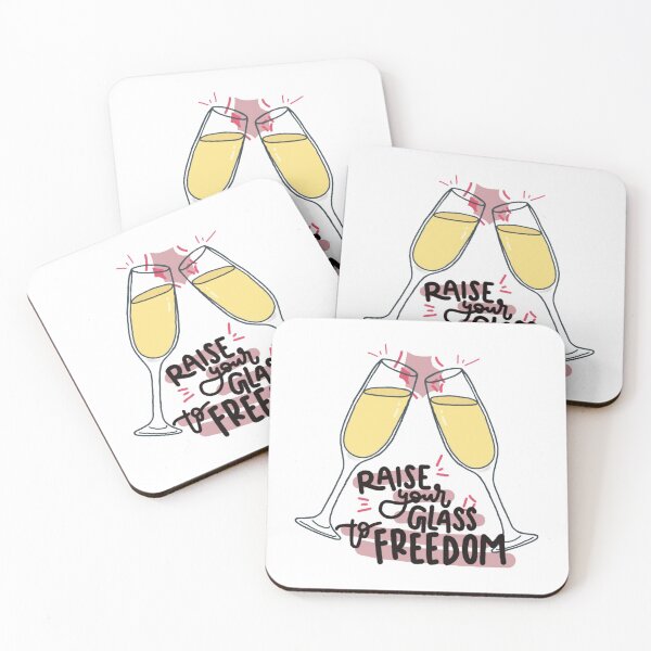 Item preview, Raise Your Glass (To Freedom) designed and sold by studyrella.