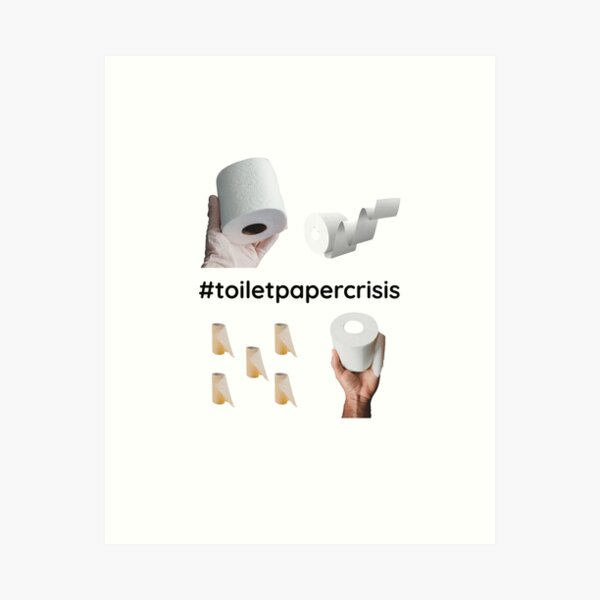Item preview, GROUP STICKERS - TOILET PAPER CRISIS - TOILET PAPER - PAPER  designed and sold by Tropical Blood.