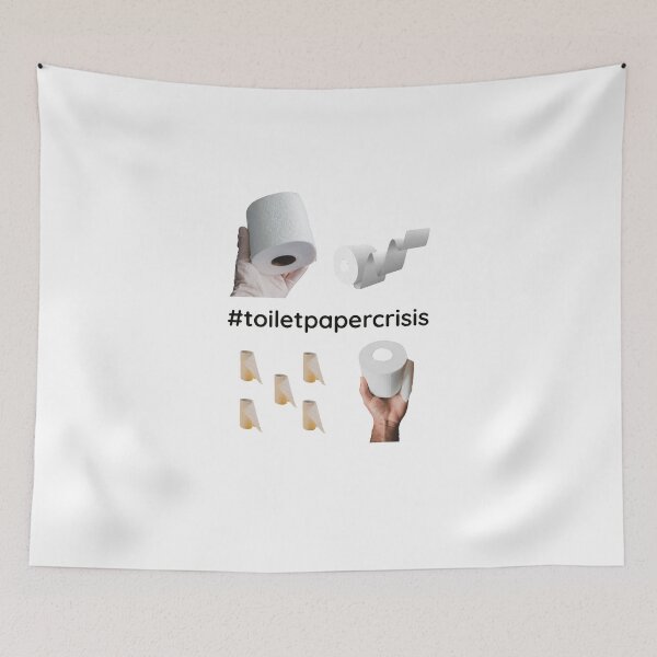 Item preview, GROUP STICKERS - TOILET PAPER CRISIS - TOILET PAPER - PAPER  designed and sold by Tropical Blood.