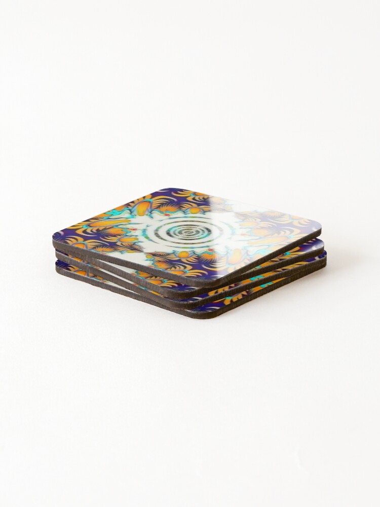 Thumbnail 4 of 5, Coasters (Set of 4), Abstract Pattern designed and sold by RebelShadow.