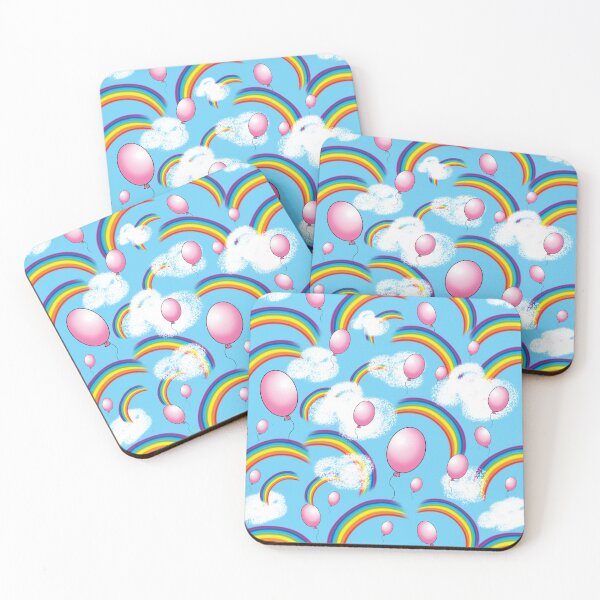 Item preview, rainbow, balls and clouds designed and sold by sonaadalian.