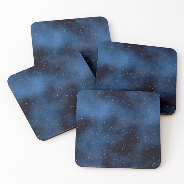 Item preview, night sky with stars and blue nebula designed and sold by Sybille-Yates.