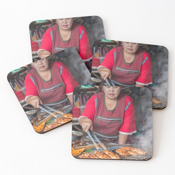 Item preview, Laos. Luang Prabang. Morning Market. Street Food Vendor. designed and sold by vadim19.