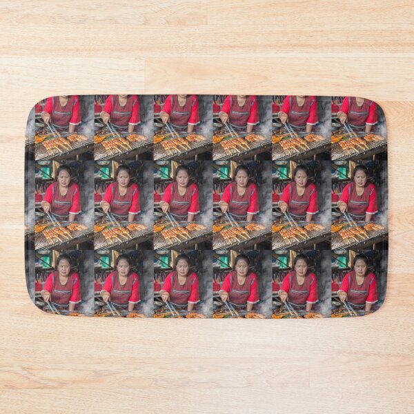 Item preview, Laos. Luang Prabang. Morning Market. Street Food Vendor. designed and sold by vadim19.