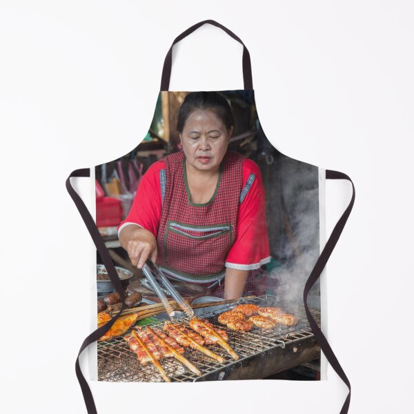 Item preview, Laos. Luang Prabang. Morning Market. Street Food Vendor. designed and sold by vadim19.